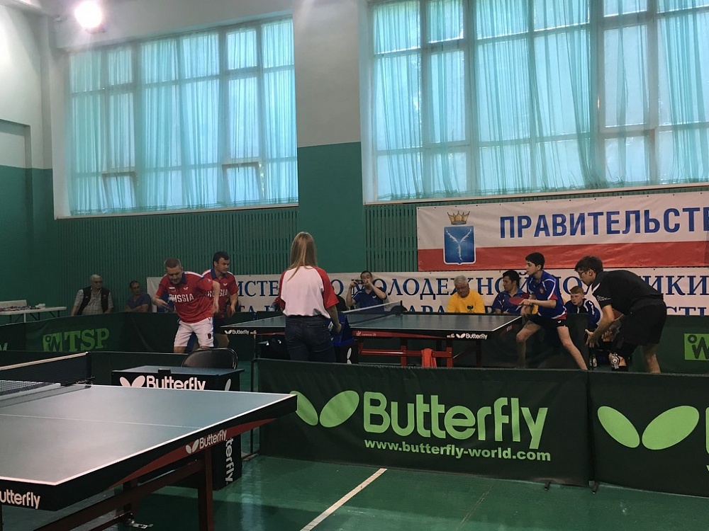 В Великом Новгороде проходят Всероссийские соревнования по настольному теннису спорта лиц с поражением опорно-двигательного аппарата