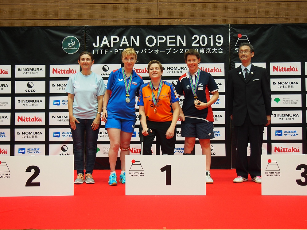 3 золотые, 1 серебряную и 2 бронзовые медали завоевала сборная команда России по настольному теннису спорта лиц с ПОДА и ИН на международных соревнованиях в Японии
