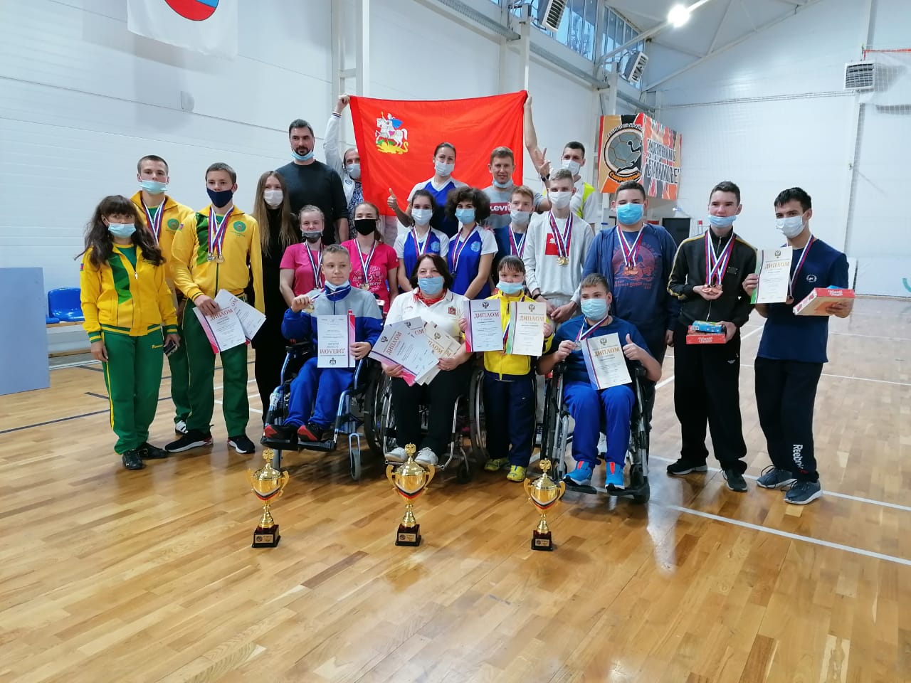 Сборная Московской области выиграла командный зачет первенства России по бадминтону спорта лиц с ПОДА