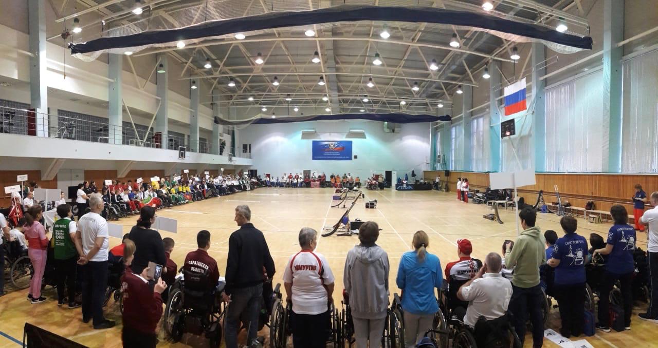 Около 100 спортсменов принимают участие в национальном чемпионате по бочча в Алексине