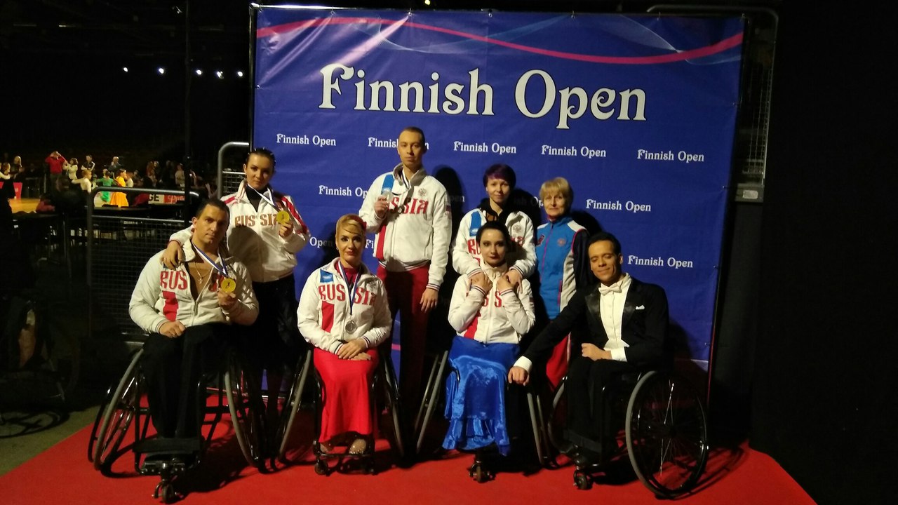 Российские спортсмены подтвердили высокий уровень мастерства на открытом турнире по танцам на колясках в Финляндии  