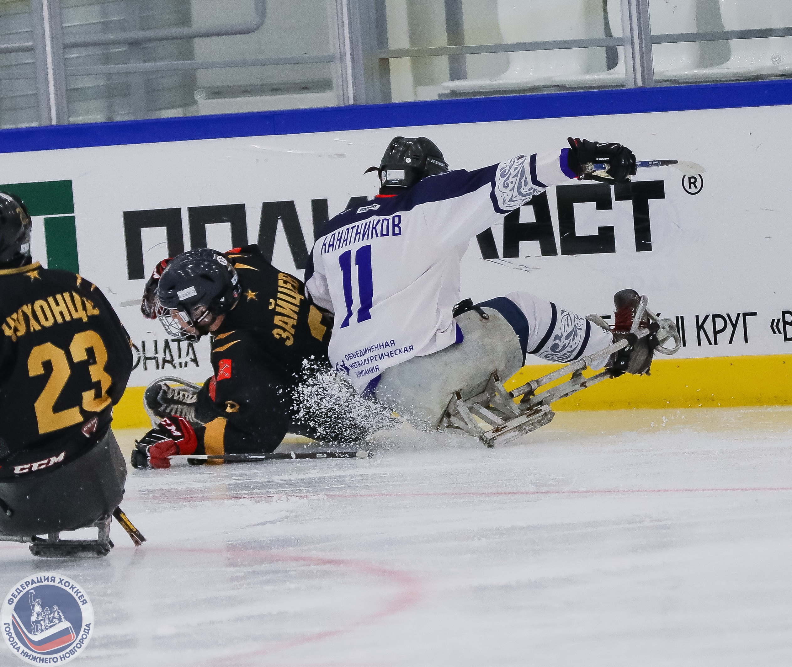 Завершился второй круг чемпионата России по хоккею-следж «Высшая лига»