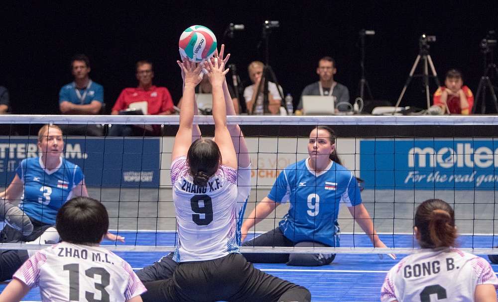 Женская сборная команда России по волейболу сидя вышла в финал  чемпионата мира в Нидерландах