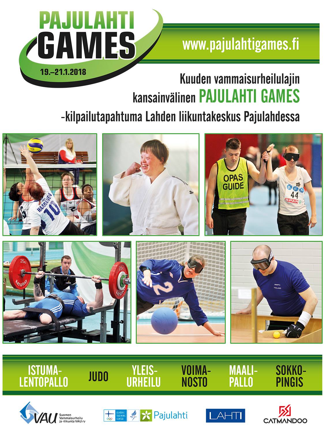 Сборная команда России пол волейболу сидя примет участие в 8-х традиционных международных спортивных соревнованиях "Pajulahti Games" в Финляндии
