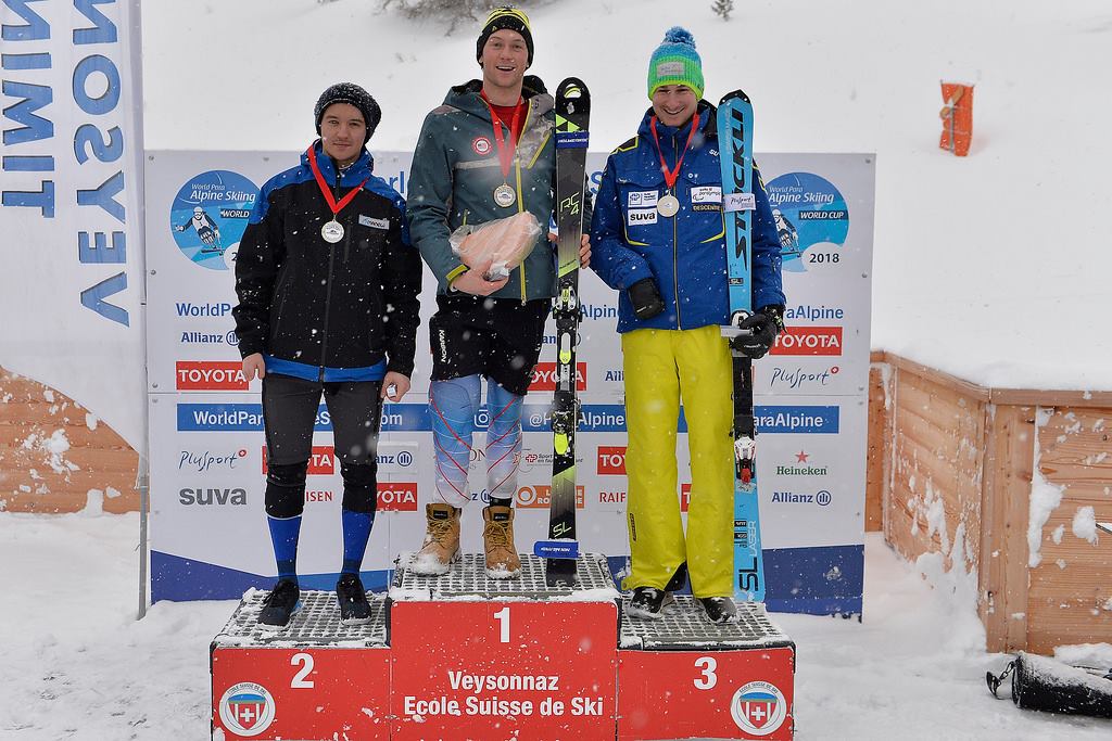 Алексей Бугаев завоевал серебряную медаль в заключительный день 5-го этапа Кубка мира по горнолыжному спорту лиц с ПОДА в Швейцарии