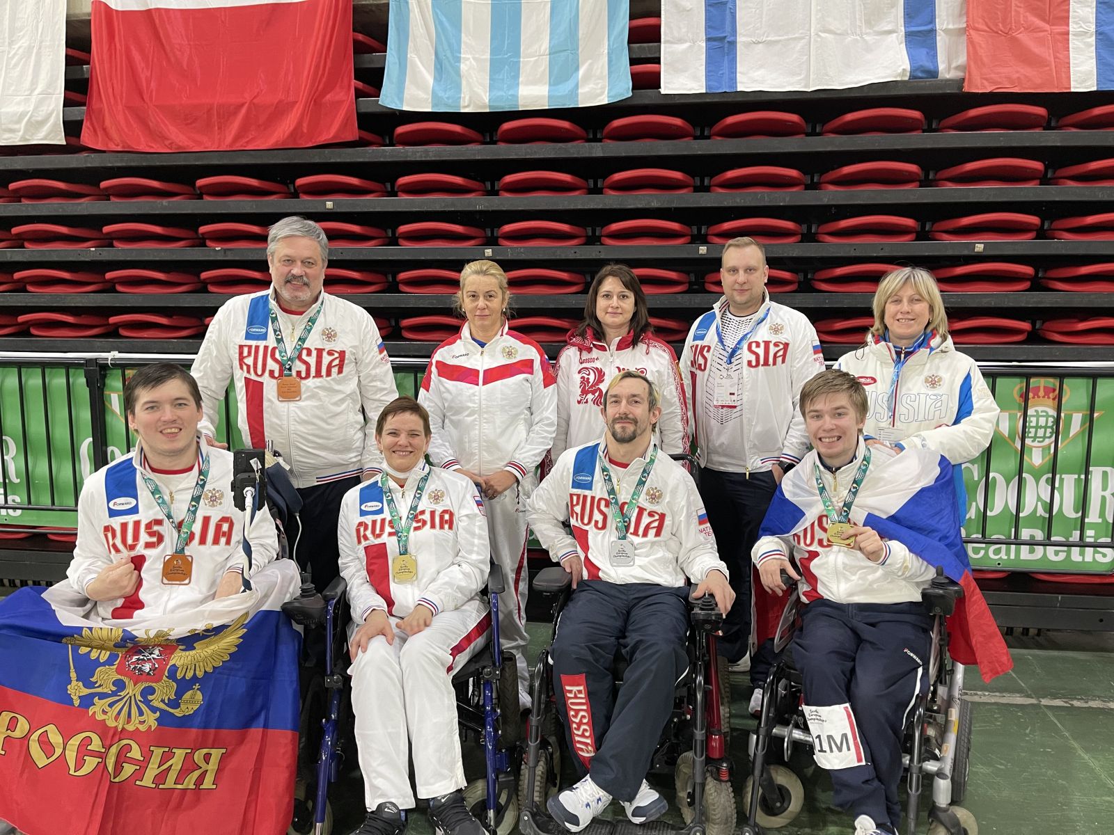        2 золотые, 1 серебряную и 1 бронзовую медали завоевала сборная России в личных соревнованиях чемпионата Европы по бочча в Испании       