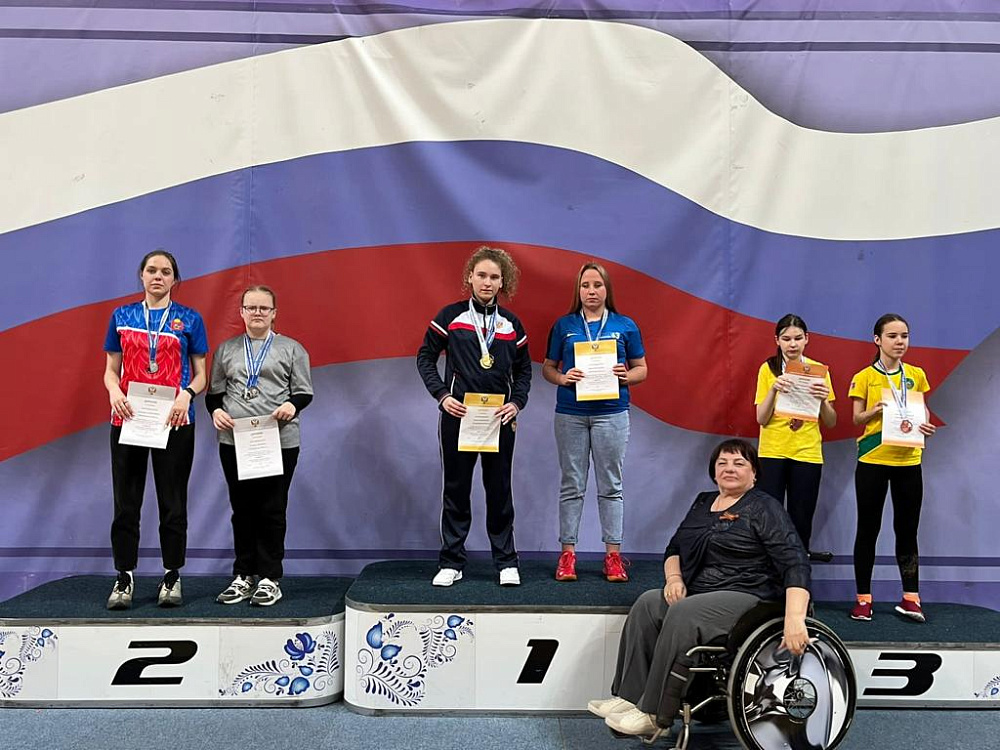 Сборная Московской области стала победителем командного зачета первенства России по парабадминтону