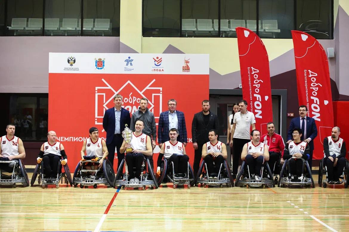 Сборная г. Москвы - победитель ДоброFON-чемпионата России по регби на колясках, 1 круг