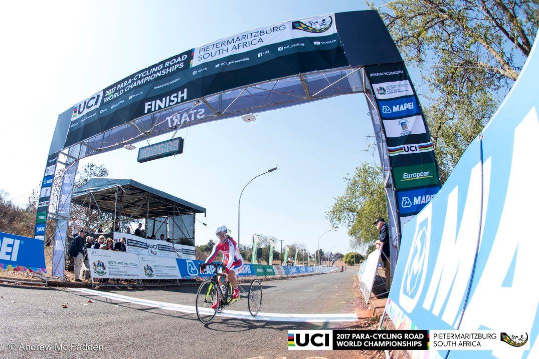 Российские спортсмены завоевали пять медалей на чемпионате мира по велоспорту ПОДА в ЮАР