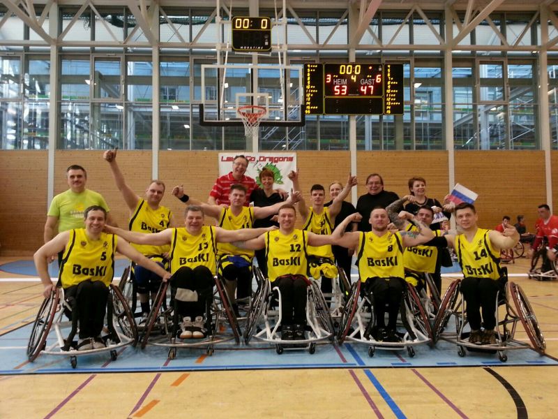 Российская команда "БасКИ-Невские звезды" успешно прошла отборочный турнир Еврокубков по баскетболу на колясках