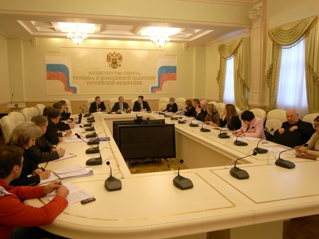 В Минспорттуризме России состоялось заседание Рабочей группы Паралимпийского комитета России по подготовке к XIV Паралимпийским летним играм 2012 года  в Лондоне (Великобритания)
