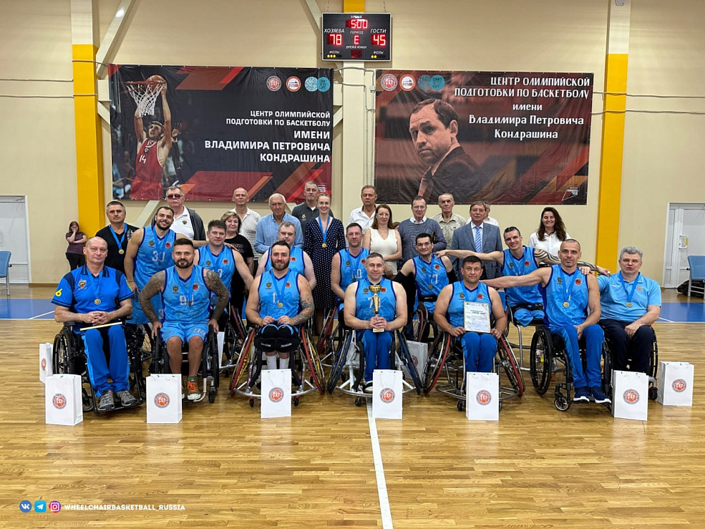 В Санкт-Петербурге завершился Всероссийский турнир по баскетболу на колясках, посвященный памяти бронзового призера олимпийских игр А.Г. Макеева